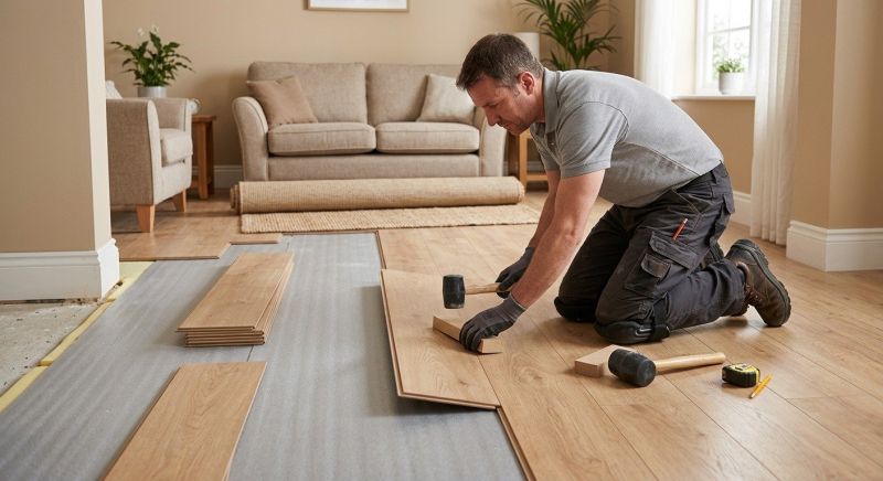 Laminate Floor Installation in East Greenwich, RI