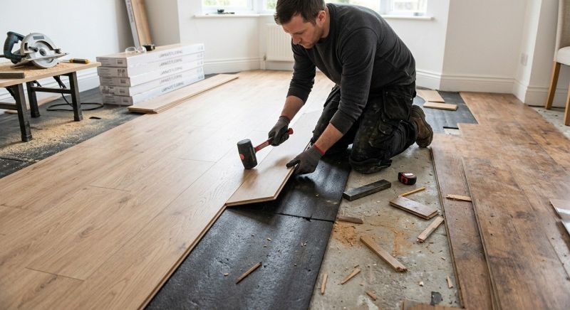 Laminate Floor Installation in Hopkinton, MA