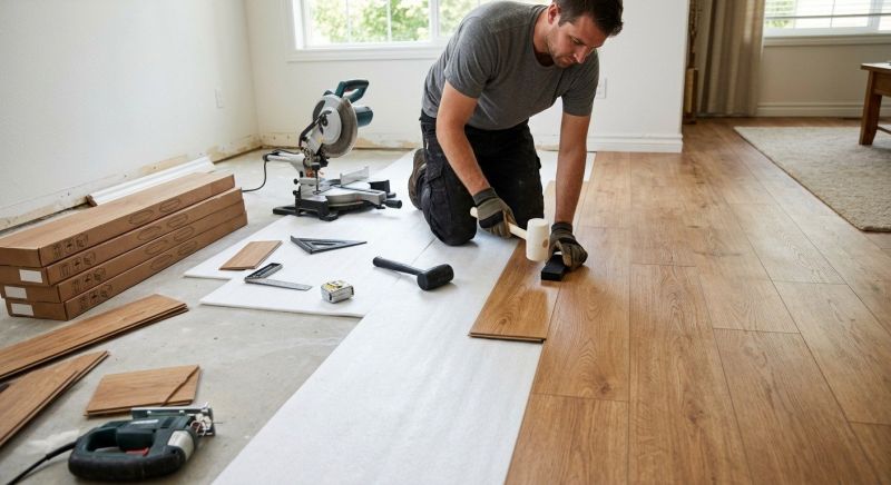 Laminate Floor Installation in Milford, MA