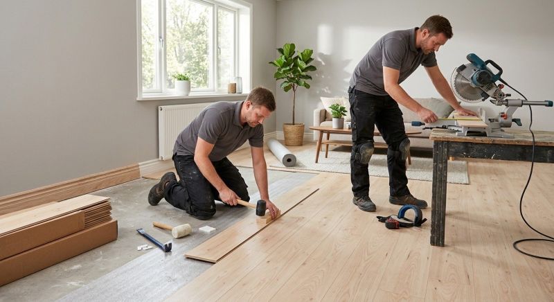 Laminate Floor Installation in Norfolk, MA