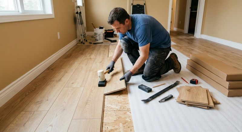 Laminate Floor Remodeling in Attleboro, MA