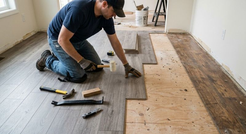 Laminate Floor Replacement in Bristol County, RI
