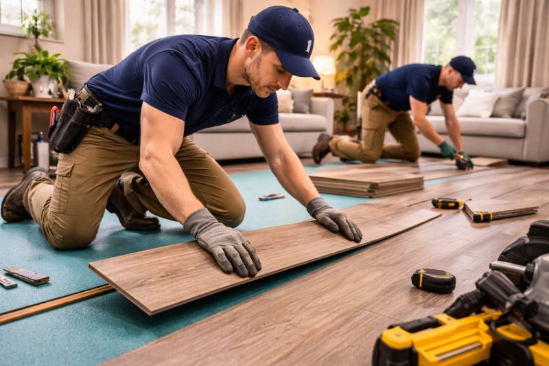 Laminate Floor Replacement in Milford, MA