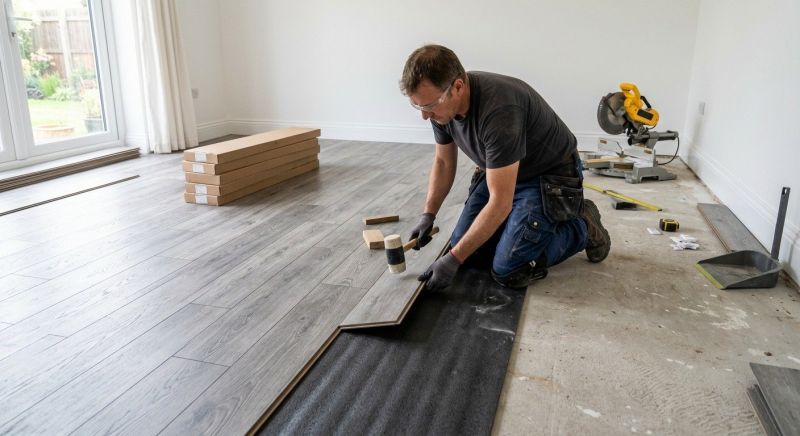 Laminate Floor Replacement in Pascoag, RI