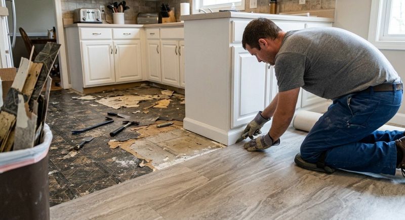 Linoleum Floor Installation in Warwick, RI