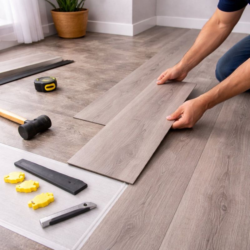 Luxury Vinyl Tile Installation in Halifax, MA