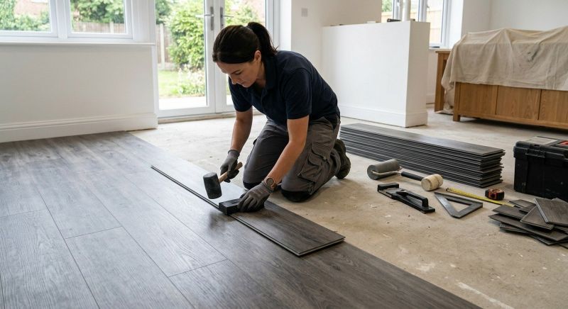 Luxury Vinyl Tile Installation in Whitinsville, MA