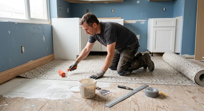 Sheet Flooring Installation in Douglas, MA