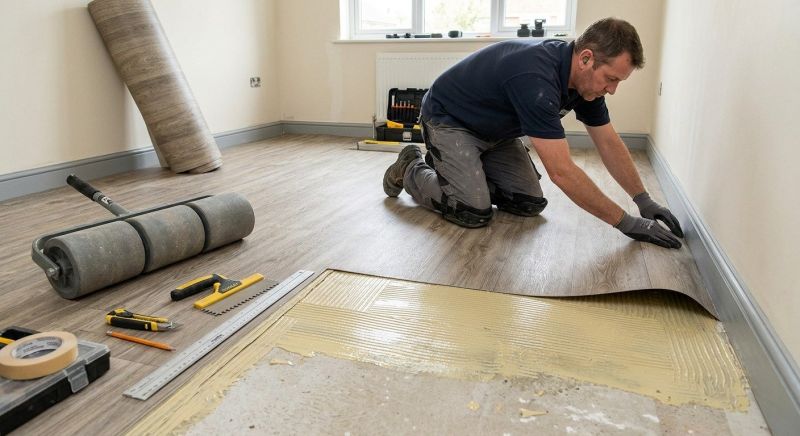 Sheet Flooring Installation in Warren, RI