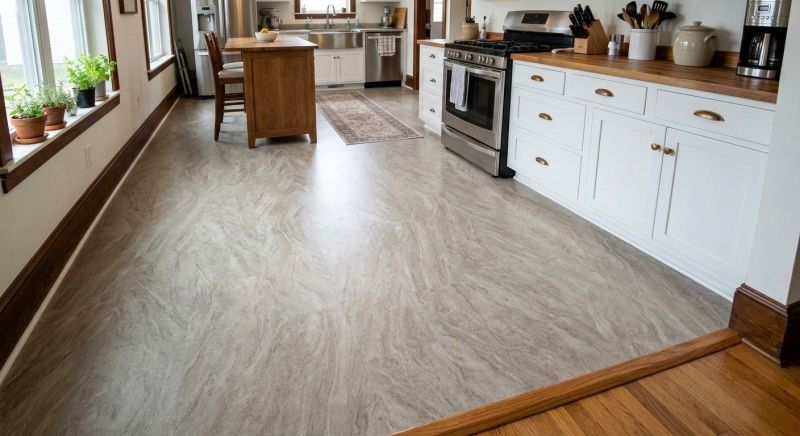 Sheet Linoleum Installation in Framingham, MA