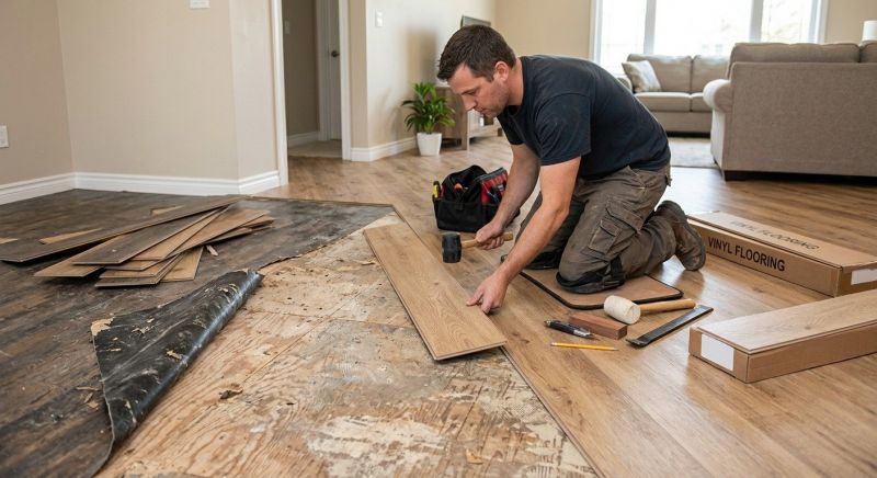 Vinyl Floor Replacement in Attleboro, MA