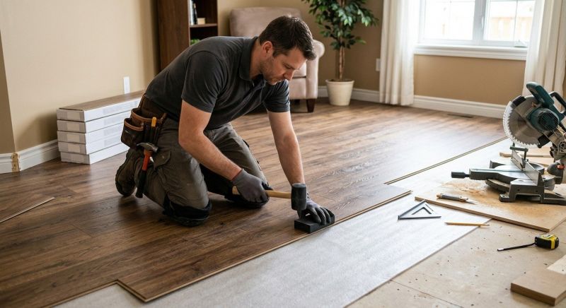 Laminate Floor Installation in Stoughton, MA
